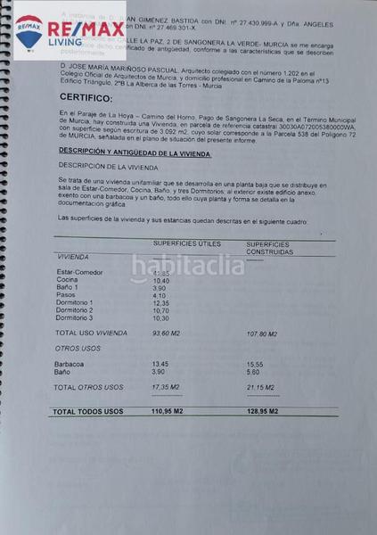 Foto 314cd21c-383e-4f0c-b474-e32d34bc70f3. Masía casa de campo con parcela zona cuevas del norte en Murcia