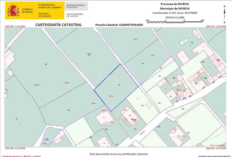 Foto 16b77441-f4d3-4600-bf75-1865818b659c. Finca rústica terreno urbano de 1.260m2 dentro de plan parcial en Murcia