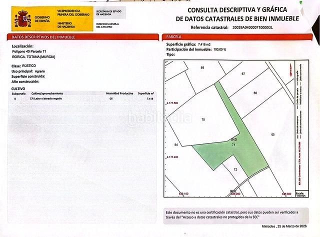 Foto 3f2b1772-c63e-48b6-ad41-712cc3c8e786. Finca rústica a Totana