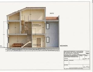 Terreny residencial  Calle salzillo. Solar urbano con proyecto y obra iniciada en el corazón de la ra