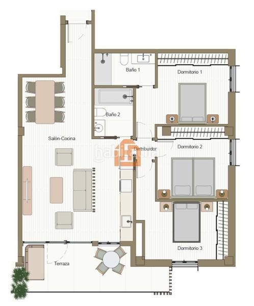 Foto 9c75fd8c-74a9-454f-a7bb-c12c07be3d73. Appartement avec chauffage parking dans La Lastra León
