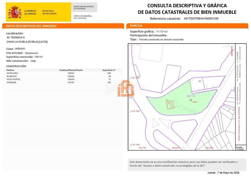 Foto 941a04b5-04c7-4cdd-bdcf-94f480a3a4b4. Edificio in Robla (La)