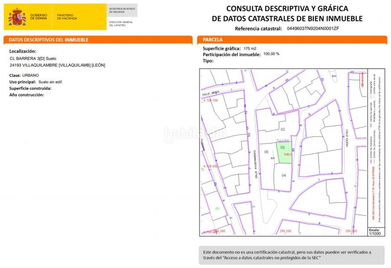 Foto 7ca88083-1a24-4638-a76d-8578e501aa63. Terreno residenziale in Villaquilambre