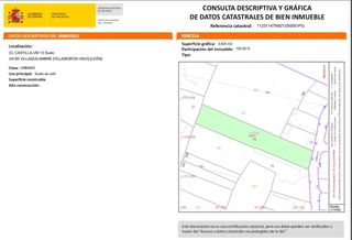 Fondo rustico  Calle castilla. Terreno en calle castilla, 13 villaquilambre