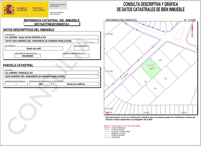 Foto e3620eff-d11e-46df-9518-d7e2cbe83721. Terreno residenziale in San Andrés del Rabanedo pueblo San Andrés del Rabanedo