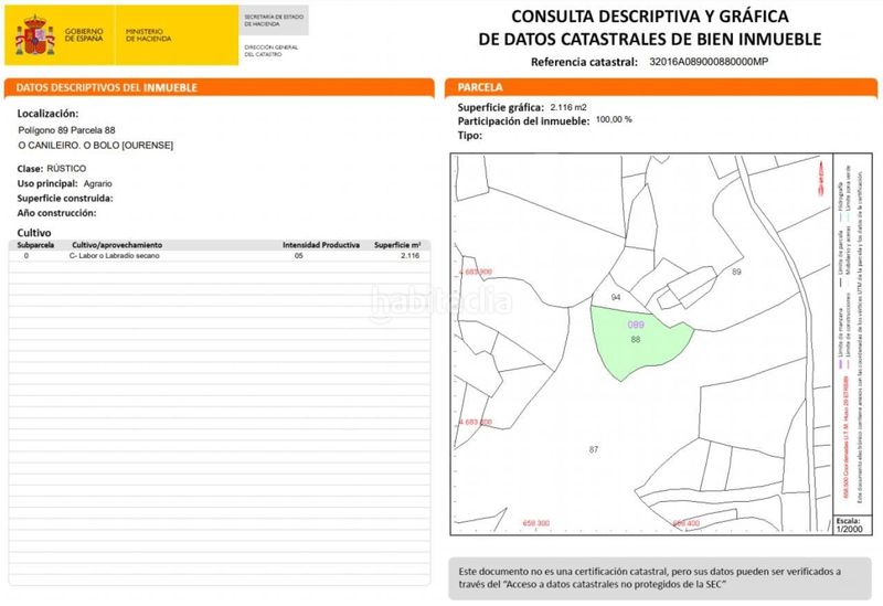 Foto 524ae60e-fc7d-4b38-9a98-6f1cc48d6925. Finca rústica a Bolo (O)