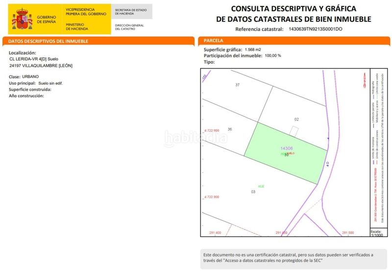 Foto 93da730e-6cc7-4b46-9d8e-79bff1d615d3. Terreno residenziale in Villaquilambre