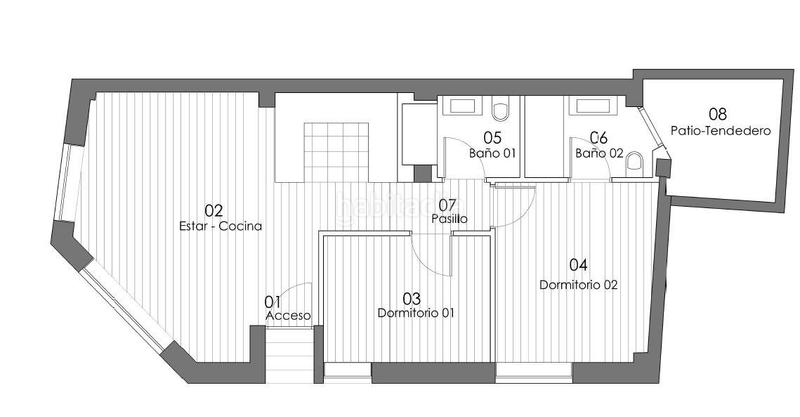 Foto 0f386379-902b-4593-a2af-7a8da4ebd5e1. Ground floor with heating in Monte Alto - Zalaeta - Atocha Coruña (A)