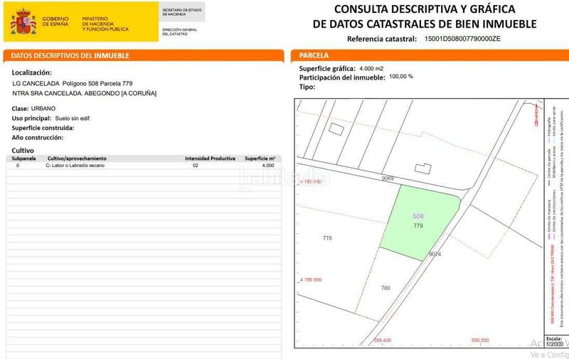 Foto 23686c51-b817-4ae8-88a8-1504a71a3810. Terrain résidentiel dans Abegondo