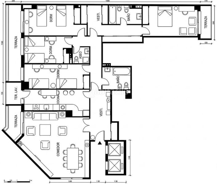 Foto 67ec1caf-6b40-4df9-bb92-1623f46825a5. Rent flat with heating parking pool in O Castro Vigo