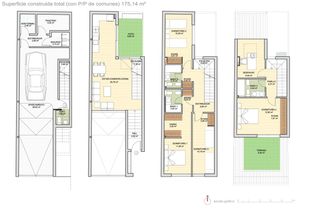 Casa adossada  Lorenzo colmenar. Casa adosada en venta en centro, 5 dormitorios.