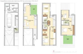 Casa adossada en Centro Urbano. Casa adosada en venta en centro, 5 dormitorios.