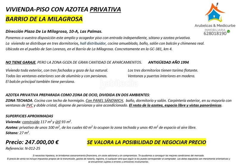 Foto 7f6889bc-0544-4b2b-a27f-e63dd6124836. Appartamento in plaza de la milagrosa 1a in San Lorenzo Palmas de Gran Canaria (Las)