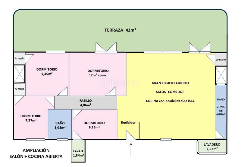 Foto c290e5d3-eea7-4a53-8d65-ab5402ff56ae. Dachwohnung mit heizung in Guinardó Barcelona