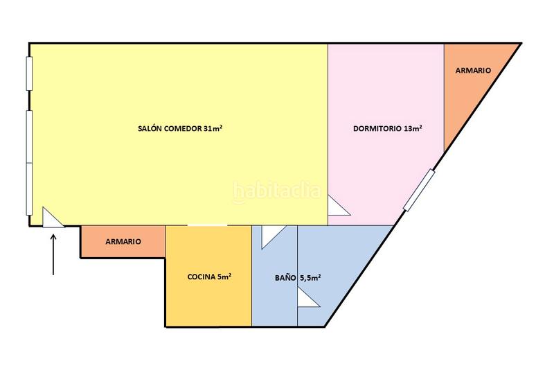Foto 73def3e1-9eee-4638-9362-388f21990afb. Monolocale con riscaldamento in Guinardó Barcelona