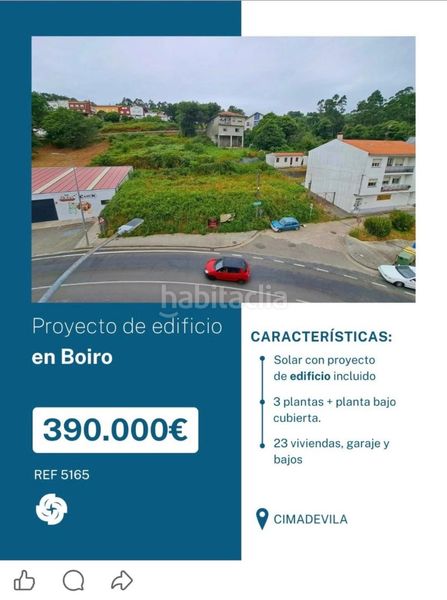 Foto 873784c8-a3ba-487b-a5d3-63c5efe63bba. Terreny residencial a calle cimadevila 39 a Boiro