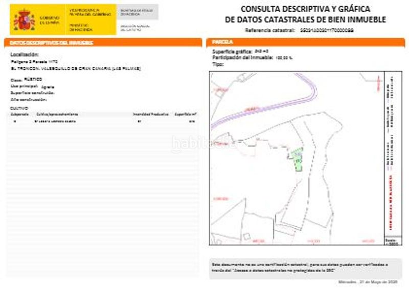 Foto 0cceee03-85c0-488c-aa17-90aeddc93227. Finca rústica en calle la montaña 11 en Valsequillo de Gran Canaria