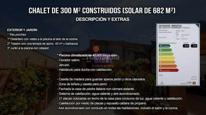 Foto 50f41723-9853-427c-ab8d-10d988e53795. Xalet amb calefacció aparcament piscina a Valdepeñas