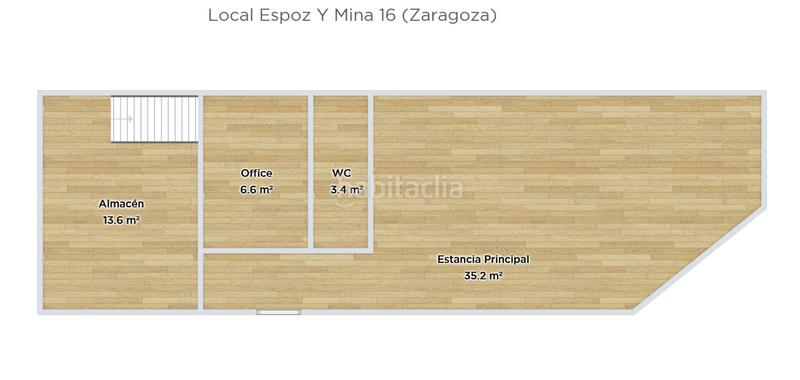 Foto fd5440f8-cc8b-457f-a22d-aafcea4f3f56. Miete geschäftsraum in calle de espoz y mina 16 in Zaragoza