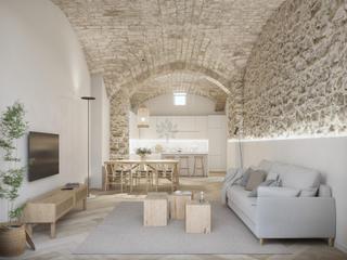 Pis a Caldes de Montbui. Obra nueva en finca singular con jardín y piscina comunitarios