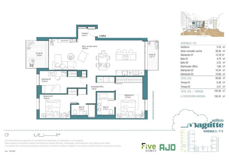 Foto 5b71e311-f6f2-405c-8729-a9585e96d5aa. Flat 106m<sup>2</sup> with heating parking in Villimar - V1 - V2 - S3 - S4 - San Cristobal Burgos