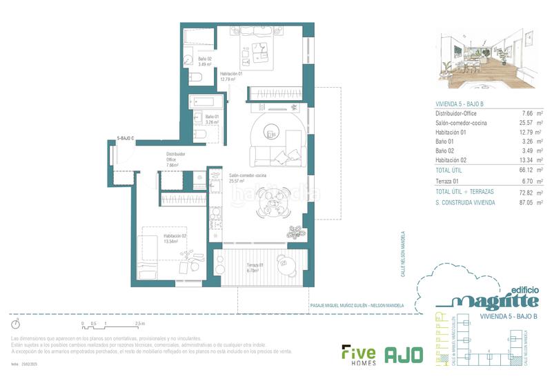 Foto 7230feef-f41b-43f4-9998-b4a802d04bc9. Etagenwohnung 87m<sup>2</sup> mit heizung parking in Villimar - V1 - V2 - S3 - S4 - San Cristobal Burgos