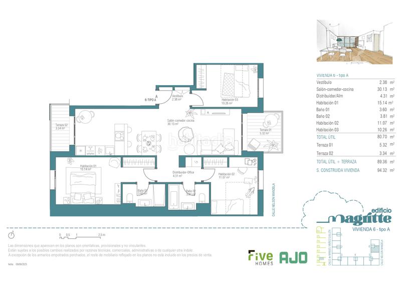 Foto 7ae09e00-e5fd-42d5-81cb-700db795fcfd. Etagenwohnung 93m<sup>2</sup> mit heizung parking in Villimar - V1 - V2 - S3 - S4 - San Cristobal Burgos