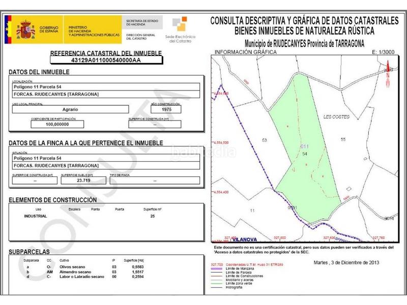 Foto bc6a489b-8409-44db-a70b-432318d51d21. Terreno residenziale in Riudecanyes