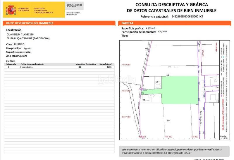 Foto 2844349a-1f52-44cf-b5a2-2775072adadc. Residential plot in Lliçà d´Amunt