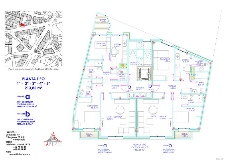 Foto e3c16839-372d-4fd6-807d-f852f4a4aff2. Apartamento en avenida lugo 5 obra nueva en construcción en Pontevedra