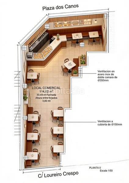 Foto efe8aaa0-b7b5-4267-88b9-d06543463569. Rent business premise in rúa doutor loureiro crespo 27 in Pontevedra