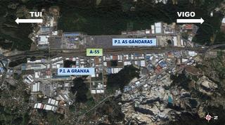 Solar industrial  Rúa paralela 3. Suelo industrial o porriño