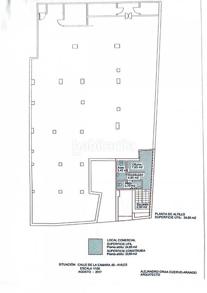 Foto c2f915da-d5a7-4c36-b906-cbf7a62ec34d. Alquiler local comercial amplio local instalado con salida de humos en calle la cámara en Avilés