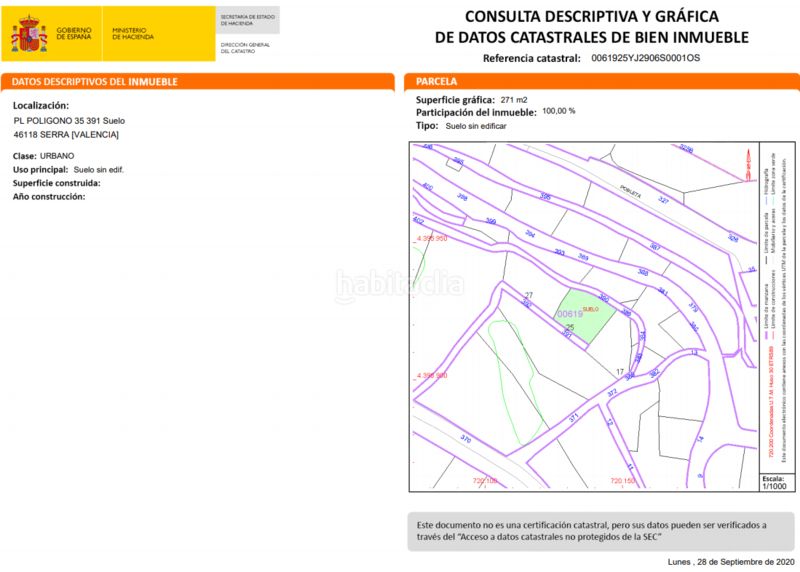 Foto d1cc9ca9-5ef9-4c19-9928-667c5b80a859. Finca rústica a poligono 35 a Serra