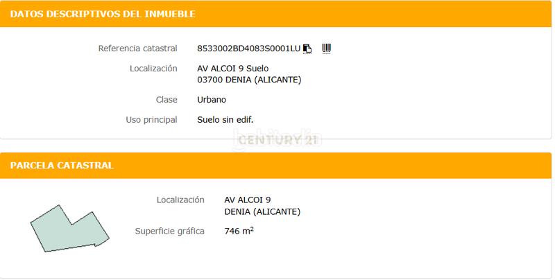 Foto b0876f42-535a-4b9a-a42f-0b5f209ce6b0. Wohngrundstück in avinguda d'alcoi in Centro Urbano Dénia