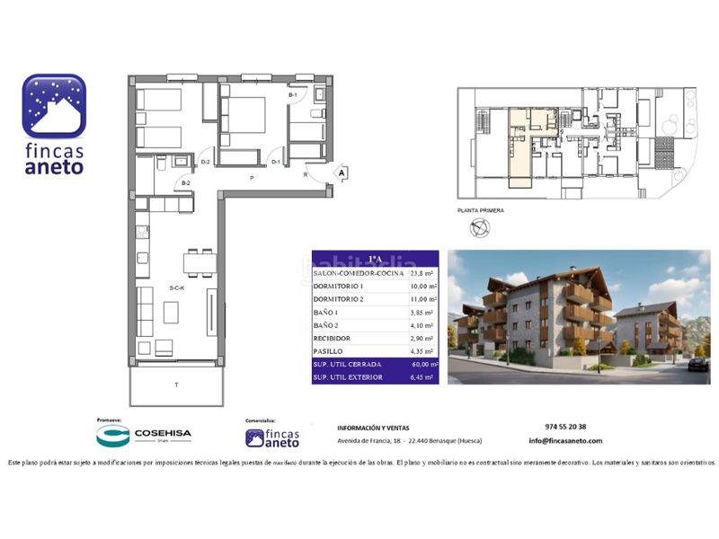 Foto 277b2303-2c72-4e4d-875c-47a6b9a364ba. Apartament amb aparcament a Benasque