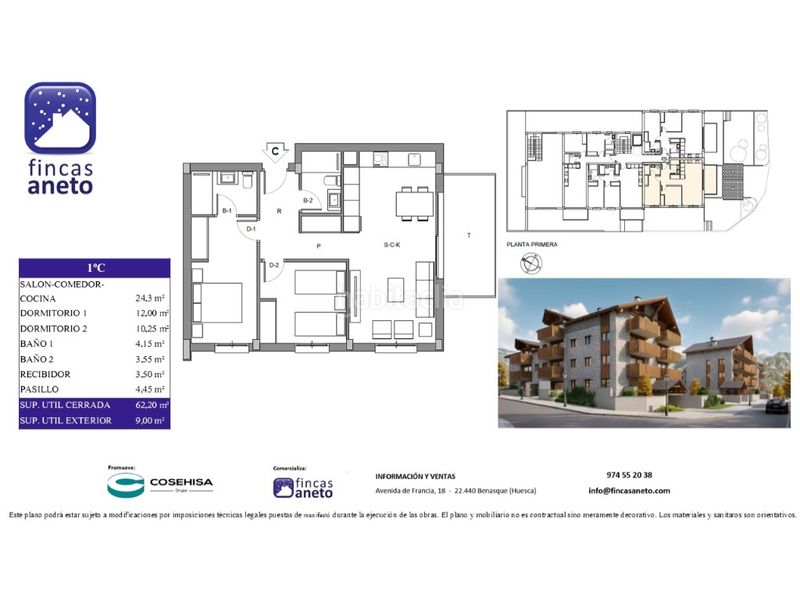 Foto 32b8c83a-6671-4612-9260-d787ec9e108c. Apartament amb aparcament a Benasque