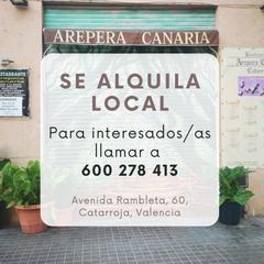 Lloguer Local Comercial a Catarroja. Local comercial de hosteleria
