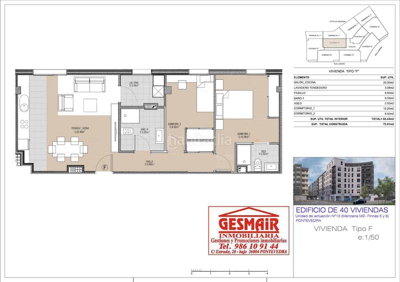 Foto 0f5cedbb-df17-4c83-9eb0-c0abfef0ec72. Appartement mit heizung parking in La Seca - Los Salgueriños Pontevedra