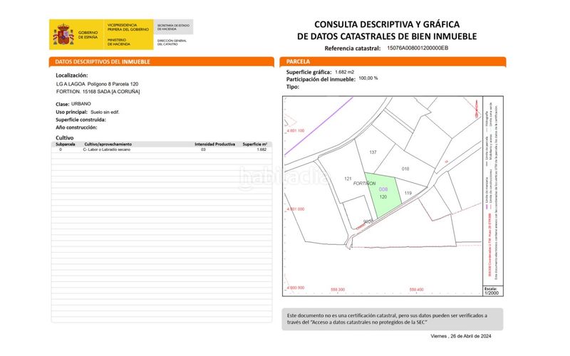 Foto bacae57a-3a86-43b5-940e-236bed946d6f. Terreny residencial a Sada