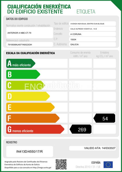 Foto d6b24dba-f425-4763-940a-34d922ada997. Pis amb calefacció a San Pablo - Juan Flórez Coruña (A)