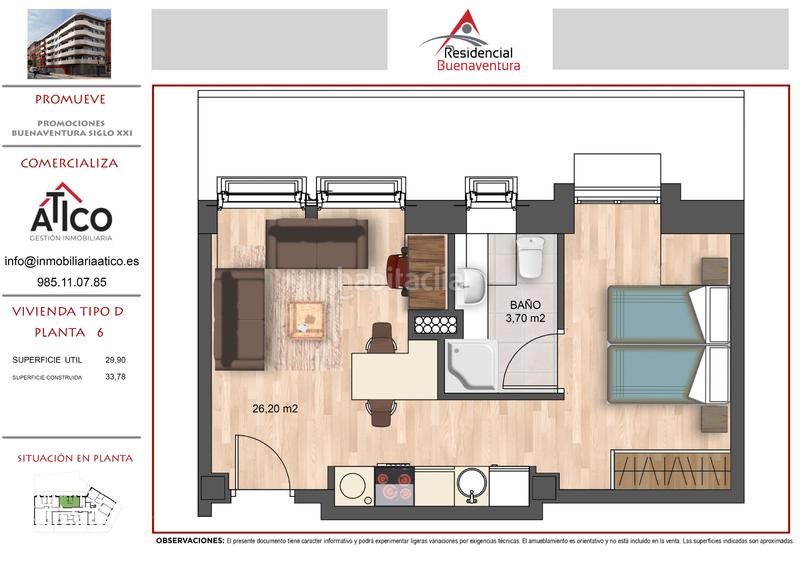 Foto 33bf5c10-9114-455d-9ac8-5afd5cac73e2. Estudio en calle del padre buenaventura de paredes 7 nueva promocion de viviendas en Oviedo