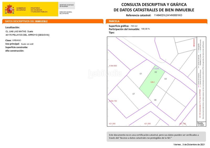 Foto c6ca3cf2-03c4-4abc-927c-87d2f65b32e0. Residential plot in Pelayos del Arroyo