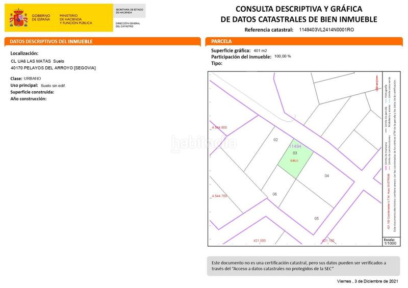 Foto 1592e3b7-92ea-4e52-9283-38fcefed75ef. Residential plot in Pelayos del Arroyo