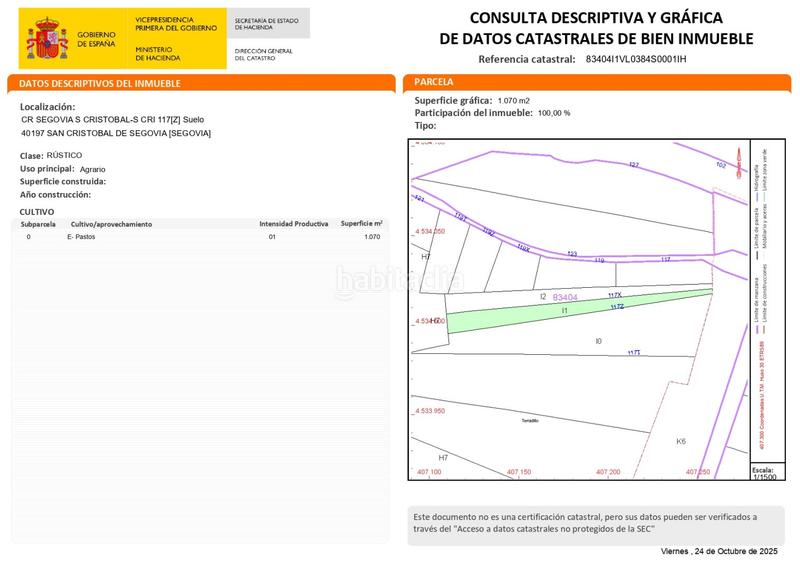 Foto 8e7155ac-ac6b-4073-b59d-00000e84b323. Terreny residencial a San Cristóbal De Segovia