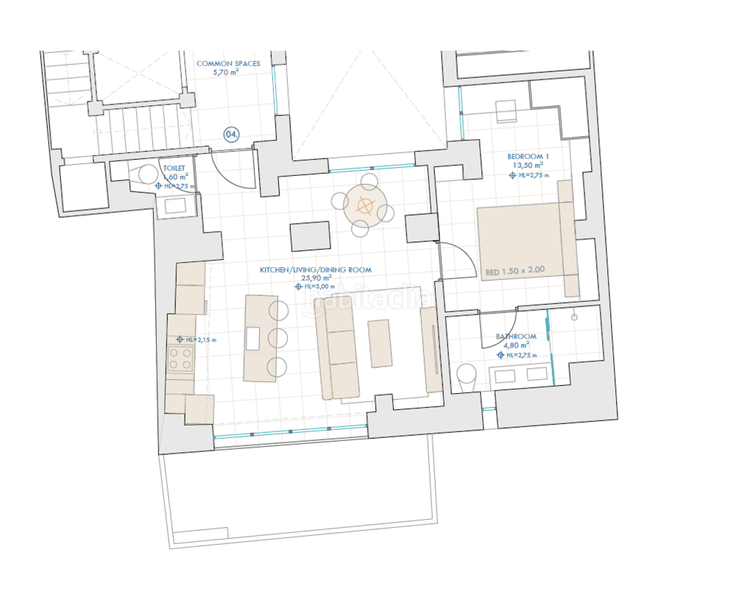 Foto 8d2be8da-d220-4904-955e-0522f5db7b35. Apartamento en Centro Histórico Málaga