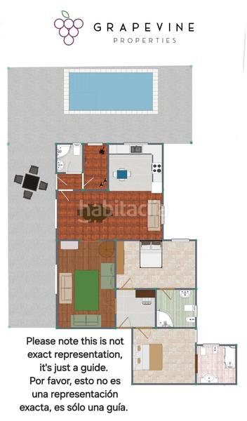 Foto c1baeee3-93d8-4e6f-bad5-e5a48512994e. Casa a schiera con camino parcheggio piscina in Guaro