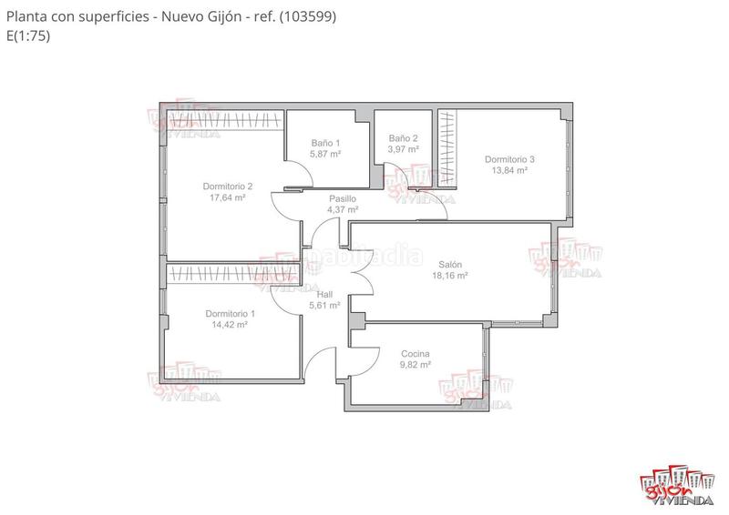 Foto f6dd9f94-3d99-4a89-894a-1c3b80a854d5. Appartement avec chauffage parking dans nuevo Gijón Gijón