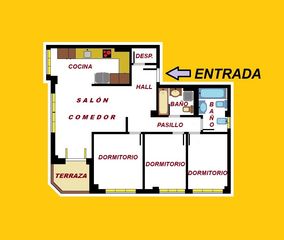 Pis  Carretera de lavandera. Venta de piso con terraza y 2 plazas de garaje en vega