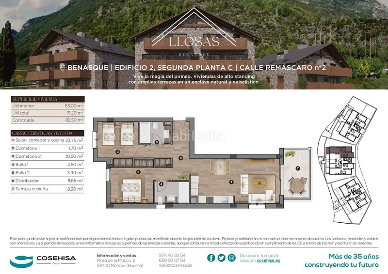 Foto 73fca48f-d8e1-4d8f-8afb-537f599e72ea. Piccolo appartamento 82m<sup>2</sup> in calle remáscaro 2 in Benasque
